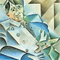 Homage to Pablo Picasso by Juan Gris
